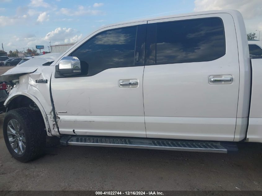 VIN 1FTEW1EG4GKD42596 2016 Ford F-150, Lariat no.14