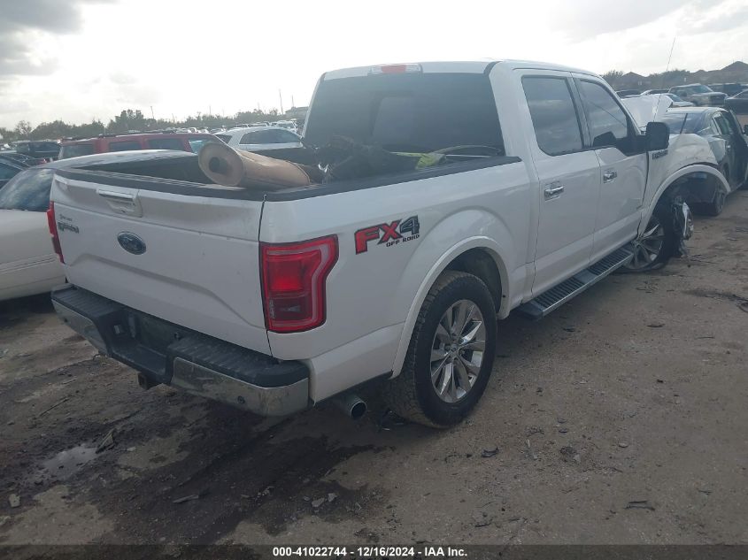 VIN 1FTEW1EG4GKD42596 2016 Ford F-150, Lariat no.4