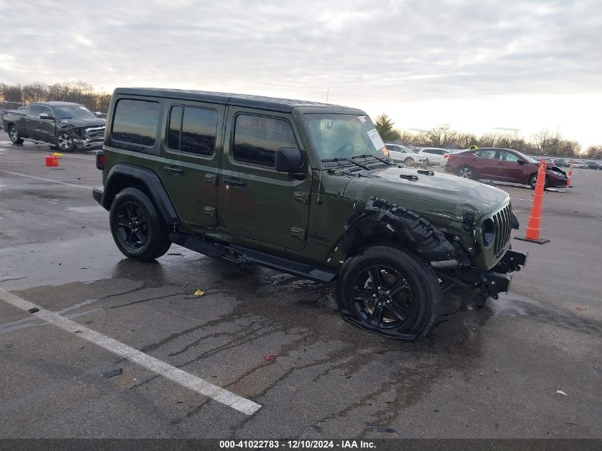 2022 JEEP WRANGLER UNLIMITED  (VIN: 1C4HJXDN1NW277839)