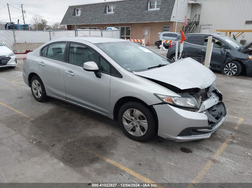 VIN 2HGFB2F55EH547630 2014 HONDA CIVIC no.1