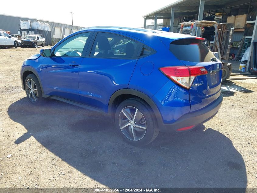 VIN 3CZRU5H57NM703974 2022 Honda HR-V, 2Wd Ex no.3