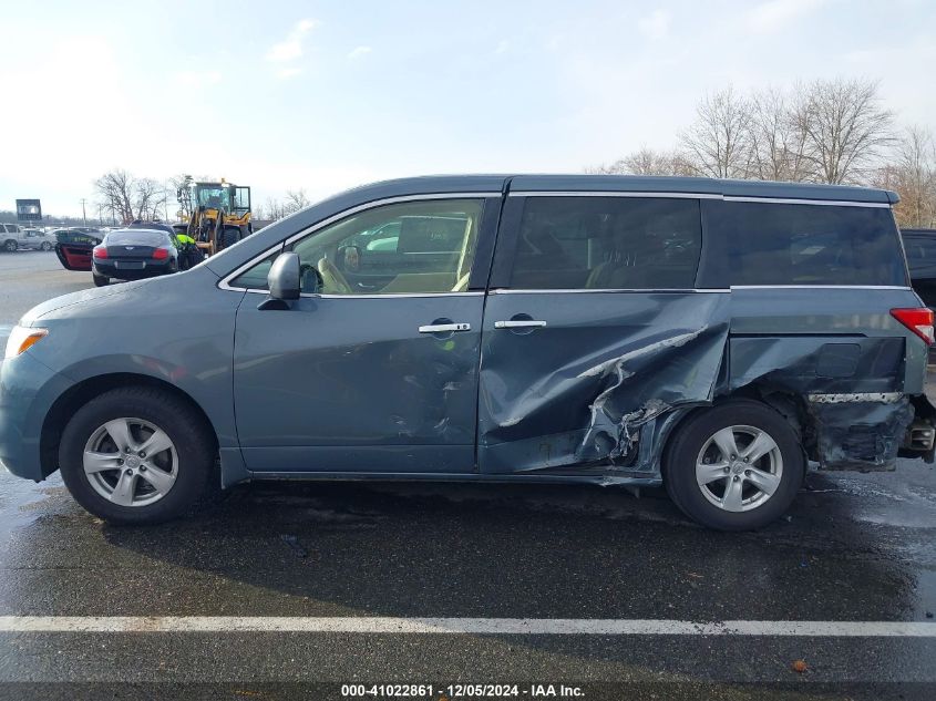 2013 Nissan Quest Sv VIN: JN8AE2KP2D9066986 Lot: 41022861