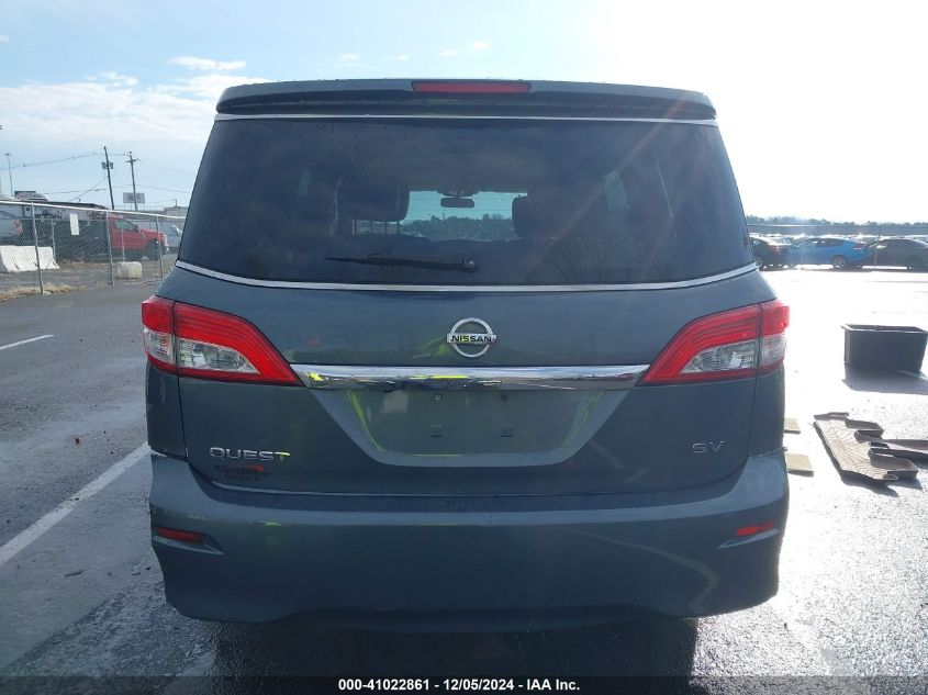 2013 Nissan Quest Sv VIN: JN8AE2KP2D9066986 Lot: 41022861