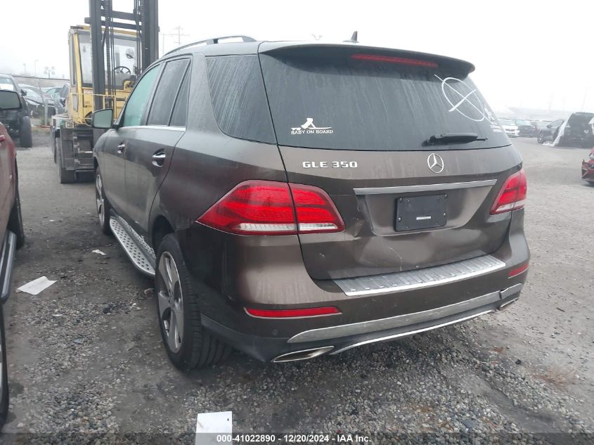 VIN 4JGDA5JB2GA737230 2016 Mercedes-Benz GLE 350 no.3