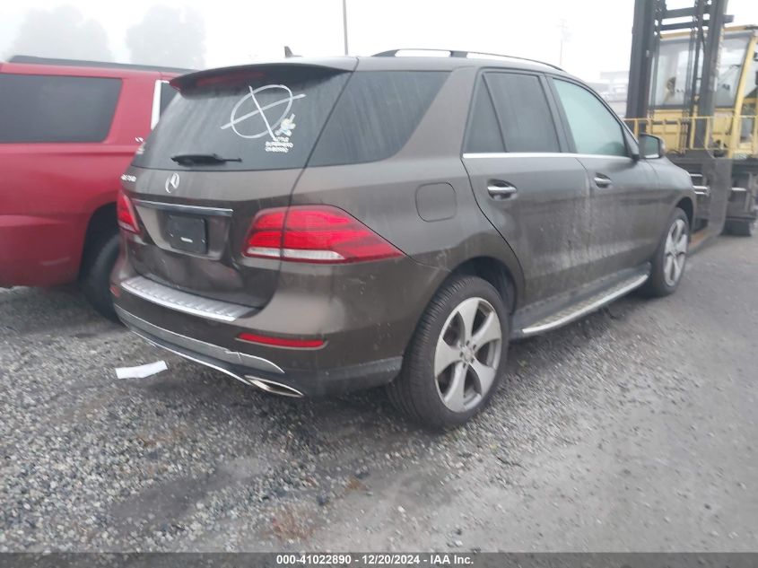 VIN 4JGDA5JB2GA737230 2016 Mercedes-Benz GLE 350 no.4