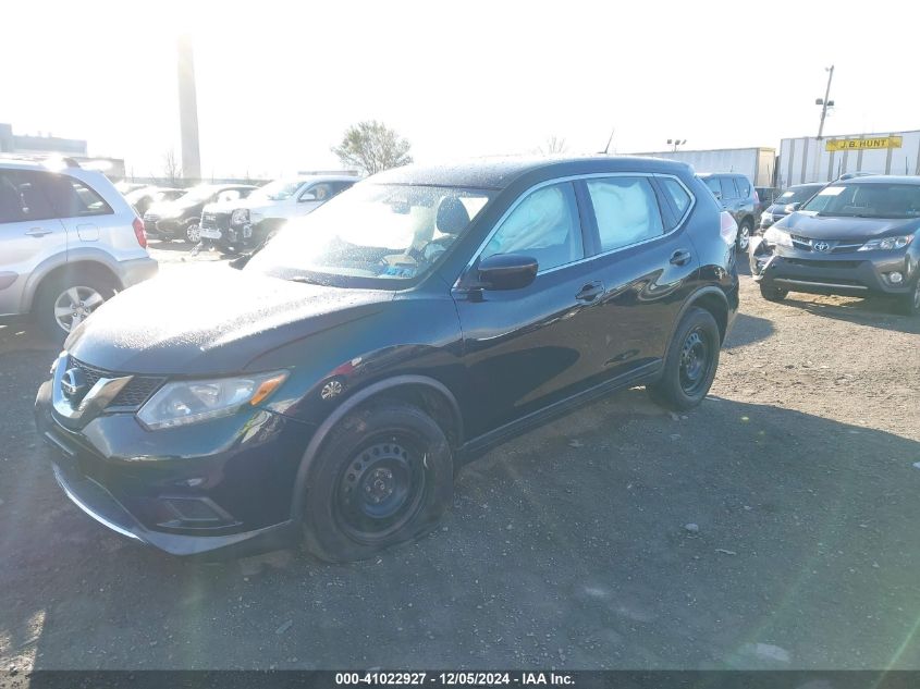 VIN KNMAT2MV3GP611297 2016 Nissan Rogue, S no.2