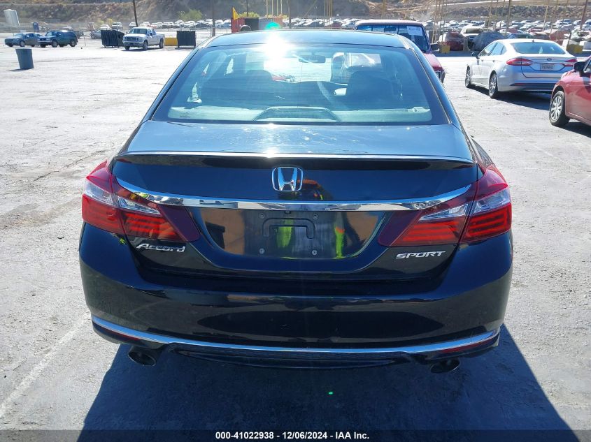 VIN 1HGCR2F55GA136938 2016 Honda Accord, Sport no.16