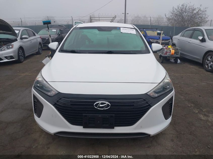 2019 Hyundai Ioniq Hybrid Blue VIN: KMHC65LC8KU180303 Lot: 41022958