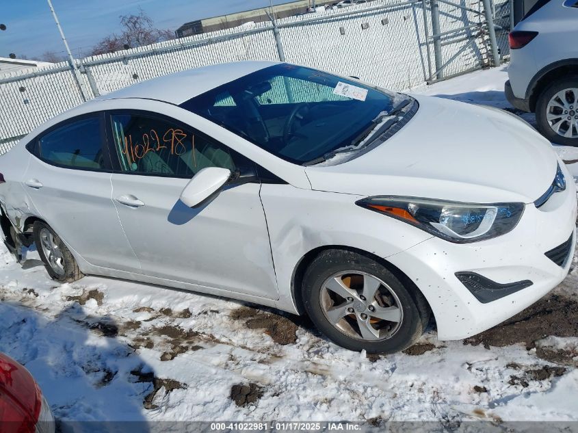 VIN 5NPDH4AE2FH580326 2015 Hyundai Elantra, SE no.13