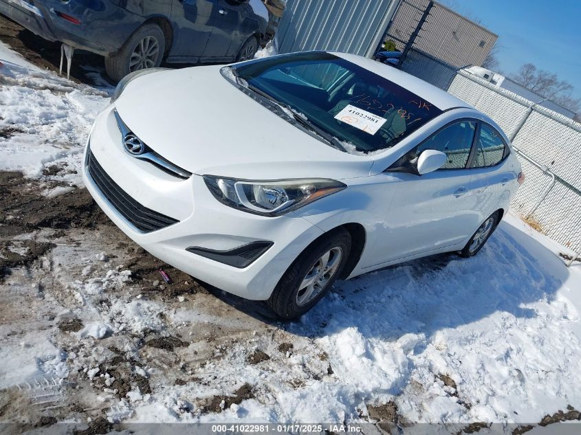 VIN 5NPDH4AE2FH580326 2015 Hyundai Elantra, SE no.2