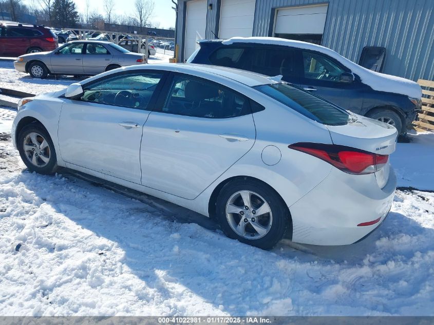 VIN 5NPDH4AE2FH580326 2015 Hyundai Elantra, SE no.3