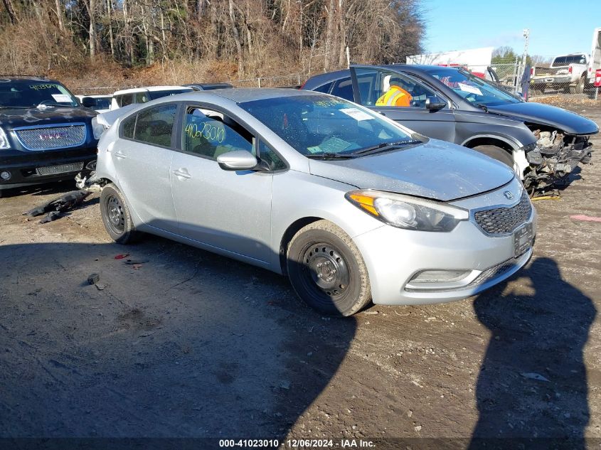 VIN KNAFK4A61F5286609 2015 KIA Forte, LX no.1