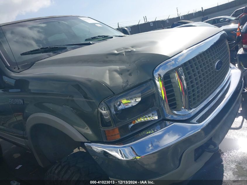 2000 Ford Excursion VIN: 1FMNU43S5YEE16103 Lot: 41023013