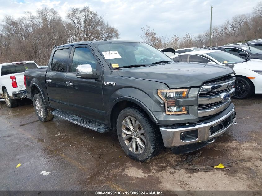 VIN 1FTEW1EP6GFA86292 2016 Ford F-150, Lariat no.1