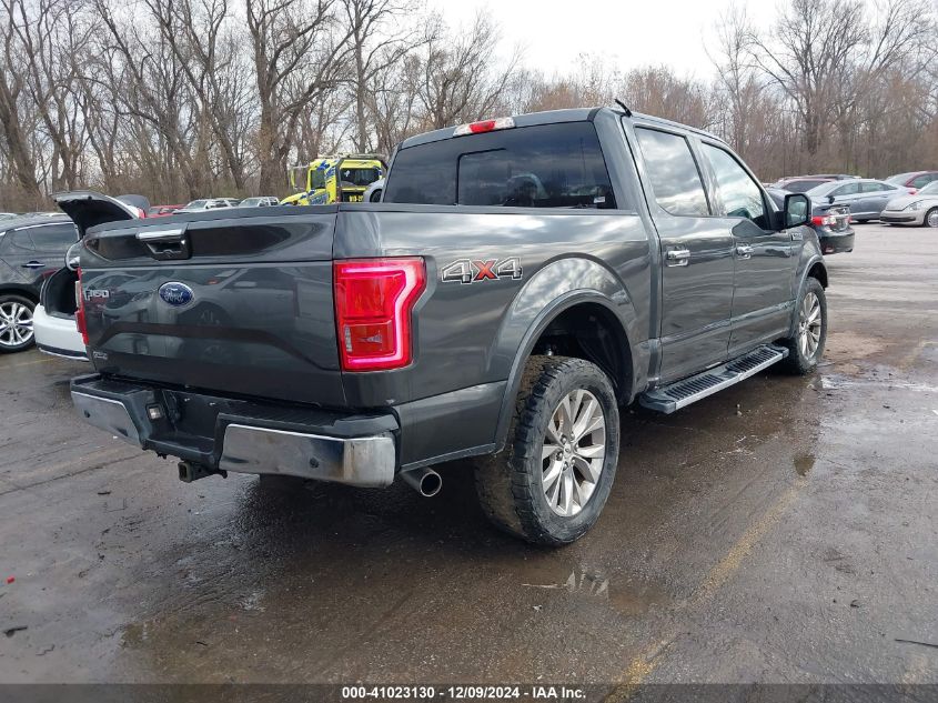 VIN 1FTEW1EP6GFA86292 2016 Ford F-150, Lariat no.4