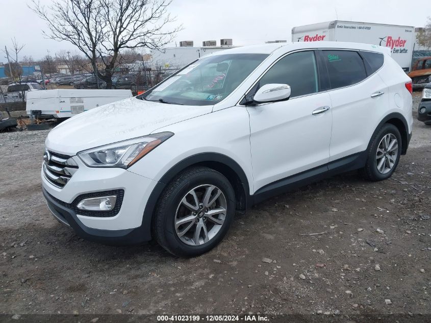 VIN 5XYZUDLA5EG182352 2014 HYUNDAI SANTA FE SPORT no.2