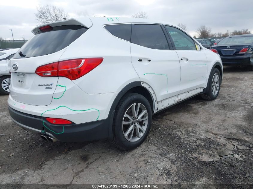 VIN 5XYZUDLA5EG182352 2014 HYUNDAI SANTA FE SPORT no.4