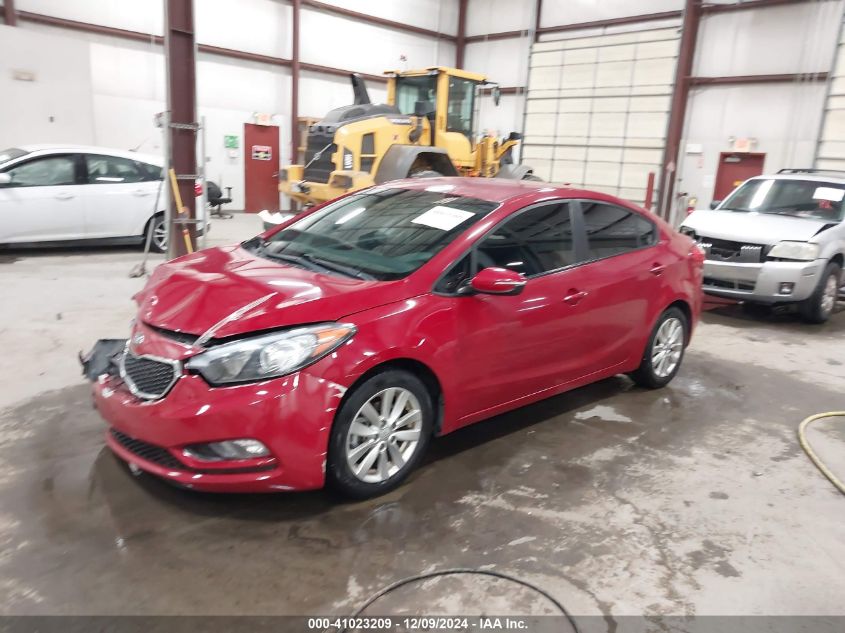 VIN KNAFX4A68G5443734 2016 KIA Forte, LX no.2