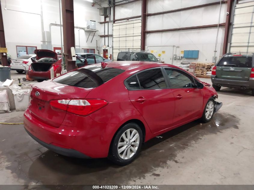 VIN KNAFX4A68G5443734 2016 KIA Forte, LX no.4