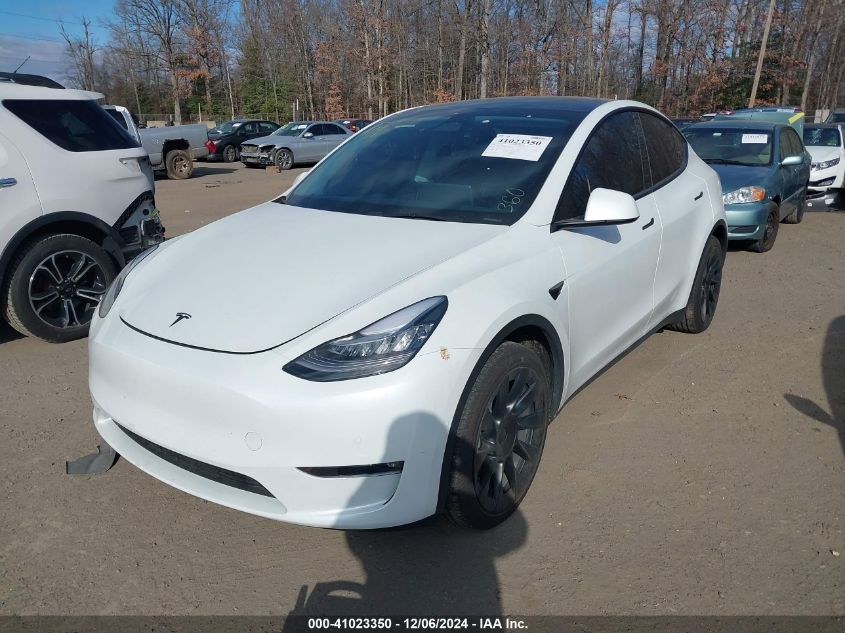 2023 TESLA MODEL Y AWD/LONG RANGE DUAL MOTOR ALL-WHEEL DRIVE - 7SAYGAEE1PF584061