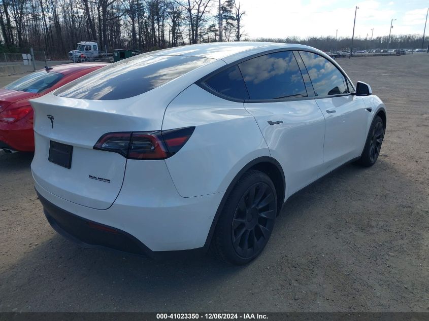 VIN 7SAYGAEE1PF584061 2023 Tesla Model Y, Awd/Long... no.4