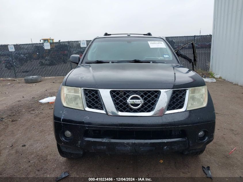 2006 Nissan Pathfinder Le VIN: 5N1AR18U56C642529 Lot: 41023456