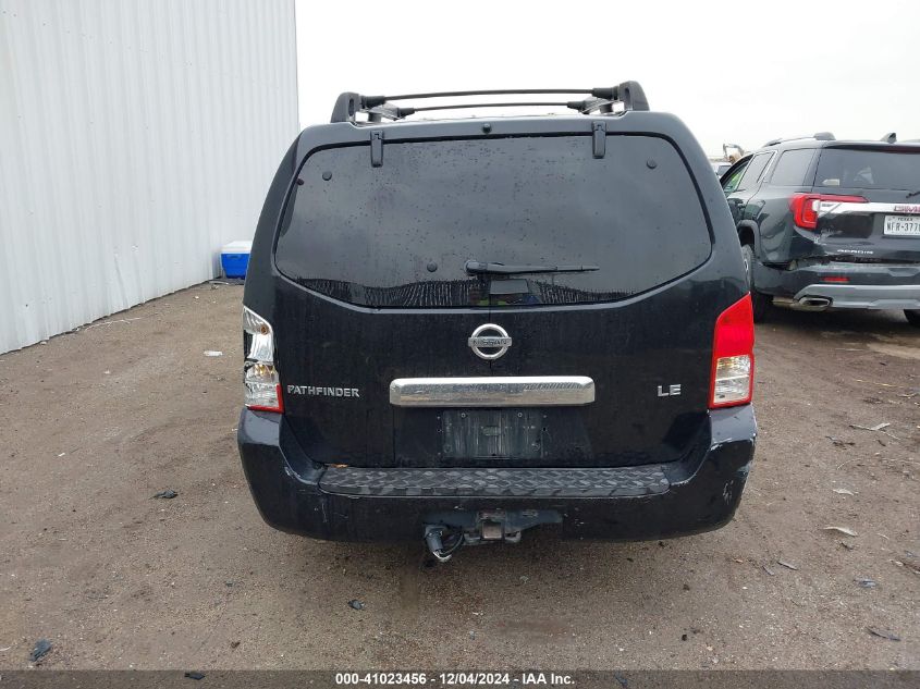 2006 Nissan Pathfinder Le VIN: 5N1AR18U56C642529 Lot: 41023456