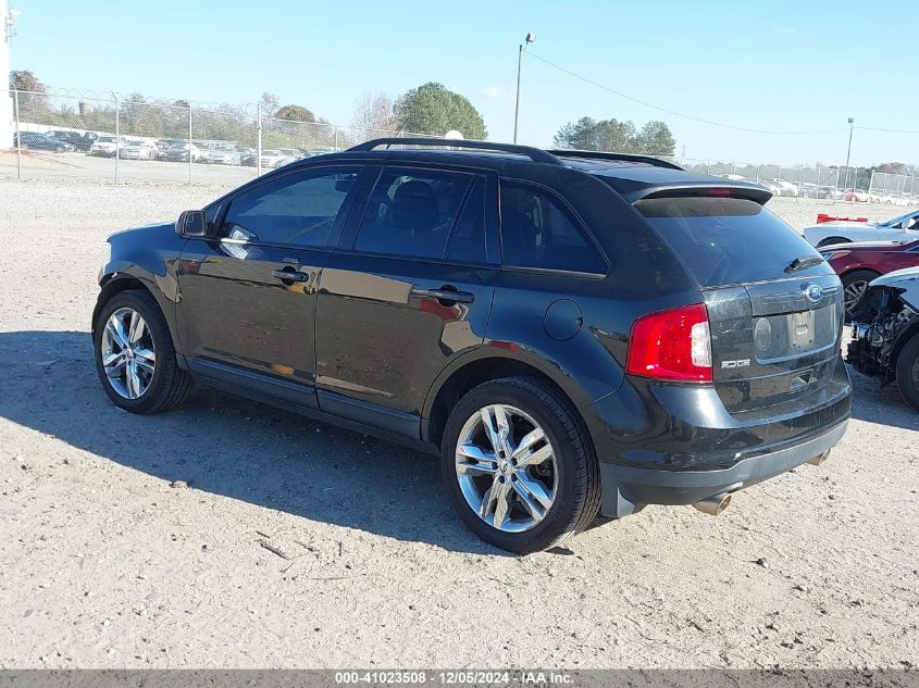 VIN 2FMDK3JC7DBE37077 2013 Ford Edge, Sel no.3