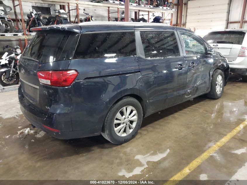 VIN KNDMB5C19F6038085 2015 KIA Sedona, LX no.4