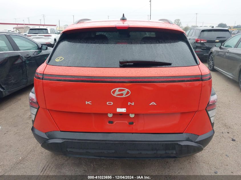 2024 Hyundai Kona Sel VIN: KM8HB3AB0RU084725 Lot: 41023695