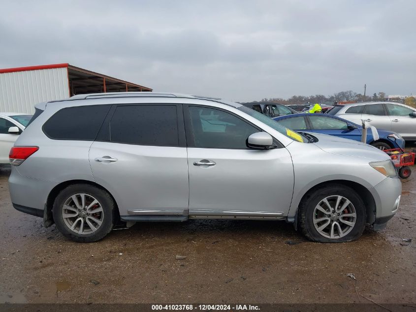 2014 Nissan Pathfinder Sl VIN: 5N1AR2MN8EC663054 Lot: 41023768