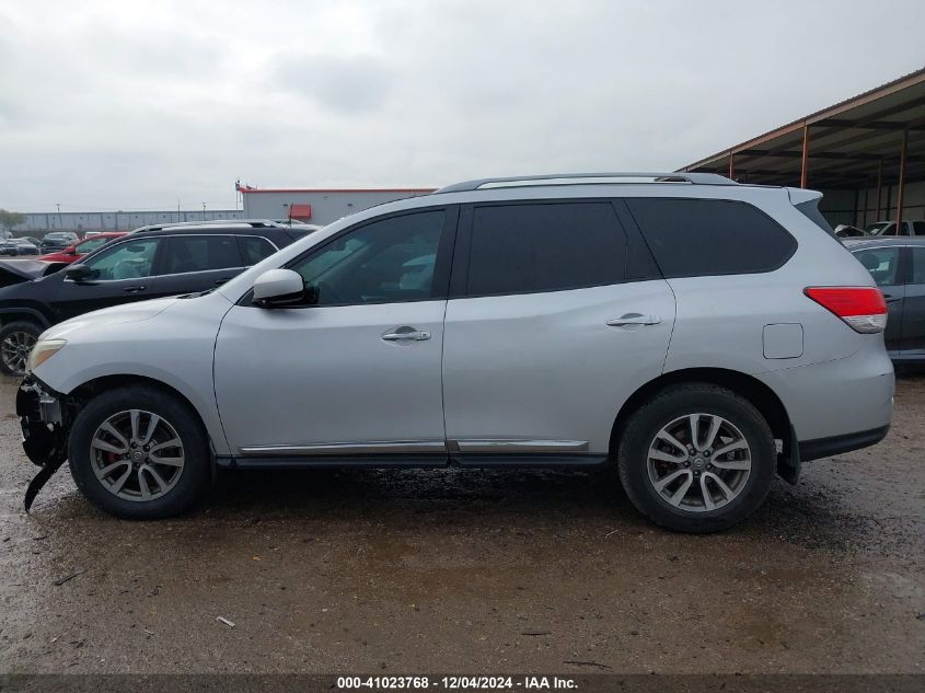 2014 Nissan Pathfinder Sl VIN: 5N1AR2MN8EC663054 Lot: 41023768