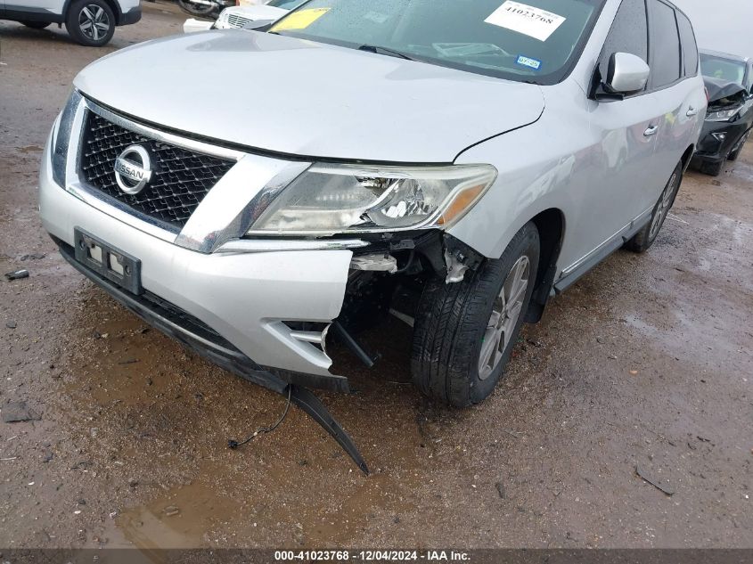 2014 Nissan Pathfinder Sl VIN: 5N1AR2MN8EC663054 Lot: 41023768