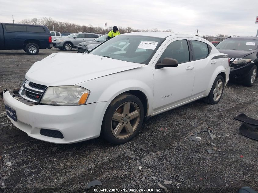 VIN 1C3CDZAB1DN563268 2013 Dodge Avenger, SE no.2