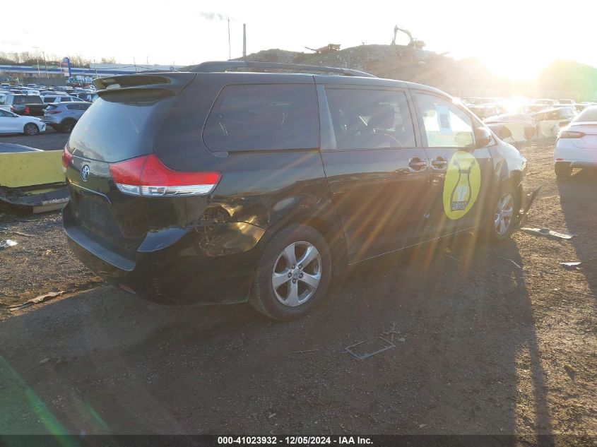 VIN 5TDKK3DC7DS378862 2013 TOYOTA SIENNA no.4