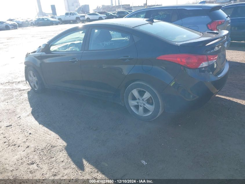 VIN KMHDH4AE8DU014248 2013 Hyundai Elantra, Gls no.3