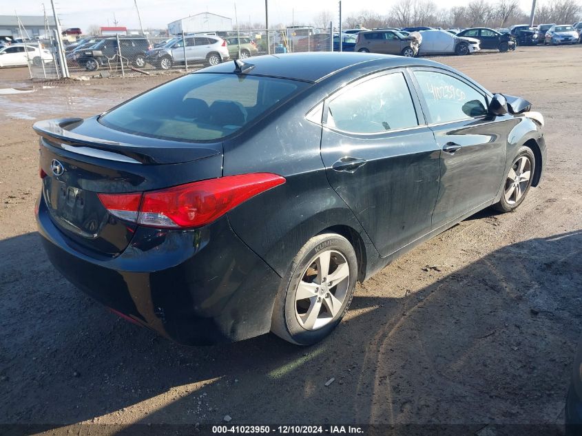 VIN KMHDH4AE8DU014248 2013 Hyundai Elantra, Gls no.4