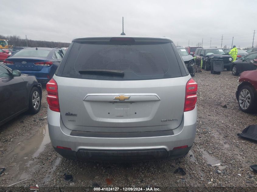 VIN 2GNFLEEK6G6193451 2016 Chevrolet Equinox, LS no.16