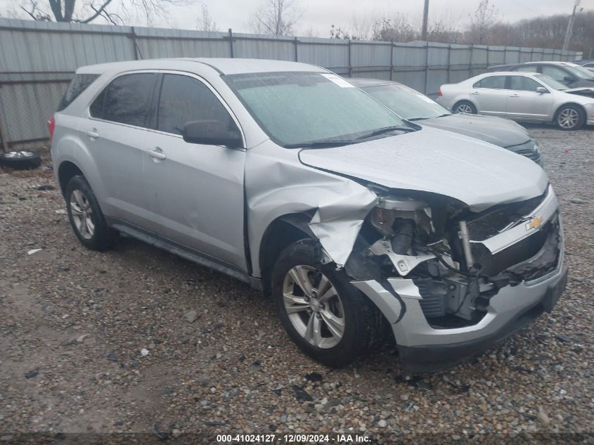 VIN 2GNFLEEK6G6193451 2016 Chevrolet Equinox, LS no.1