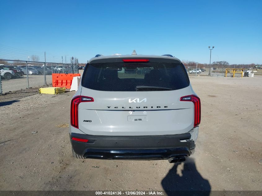 2022 Kia Telluride Ex VIN: 5XYP3DHC6NG215671 Lot: 41024136