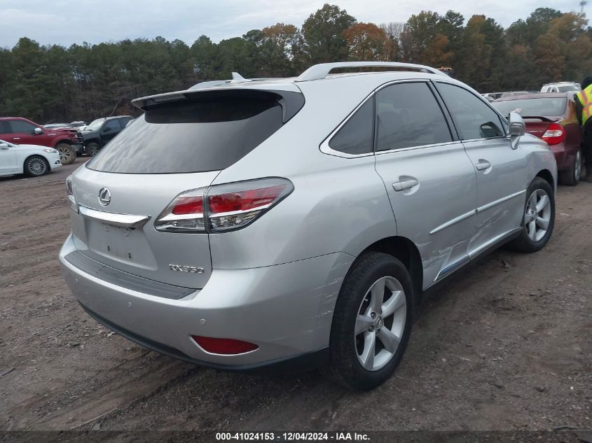 VIN 2T2BK1BA2DC165800 2013 Lexus RX, 350 no.4