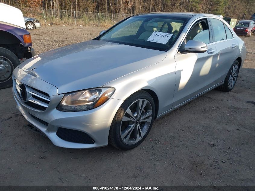 VIN WDDWF4JB9JR385593 2018 Mercedes-Benz C 300 no.2