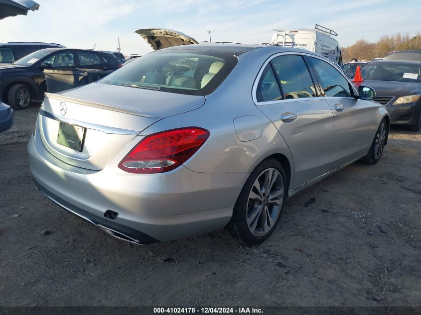 VIN WDDWF4JB9JR385593 2018 Mercedes-Benz C 300 no.4