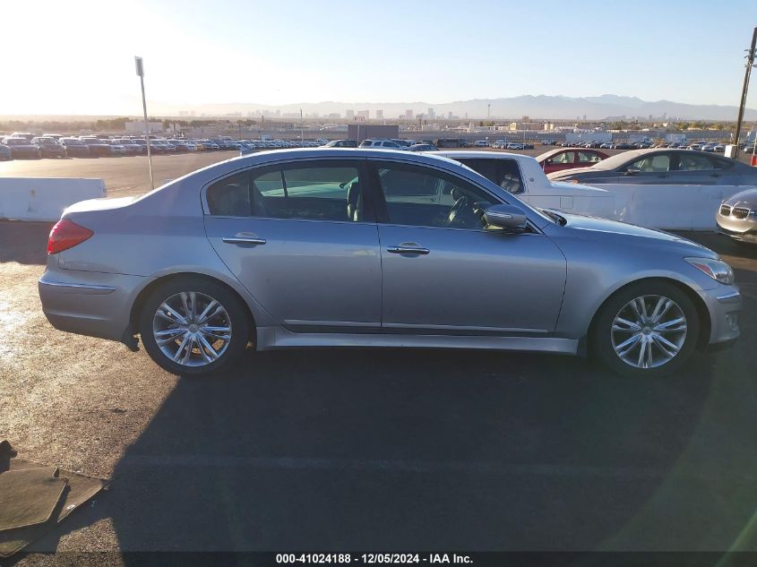 2013 Hyundai Genesis 3.8 VIN: KMHGC4DD6DU224958 Lot: 41024188