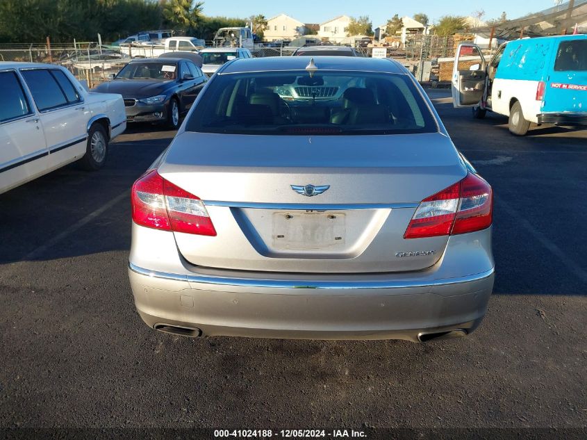 2013 Hyundai Genesis 3.8 VIN: KMHGC4DD6DU224958 Lot: 41024188