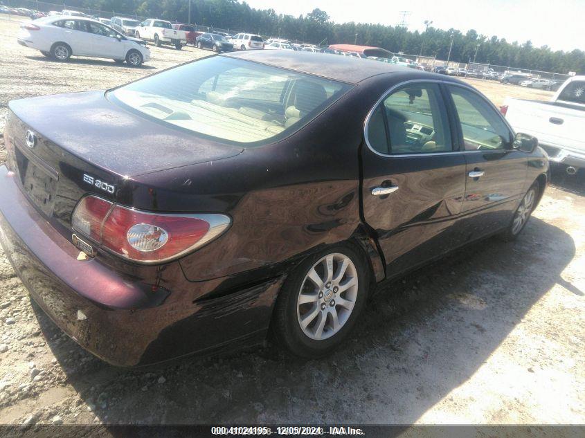 JTHBF30G220079663 2002 LEXUS ES photo no. 3