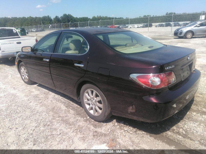 JTHBF30G220079663 2002 LEXUS ES photo no. 4