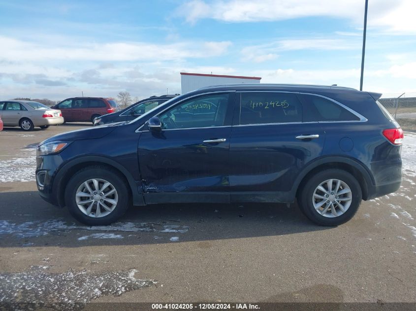 2018 Kia Sorento 2.4L Lx VIN: 5XYPGDA36JG358323 Lot: 41024205