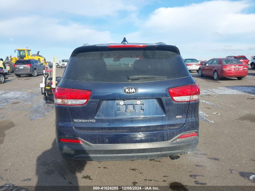 2018 Kia Sorento 2.4L Lx VIN: 5XYPGDA36JG358323 Lot: 41024205