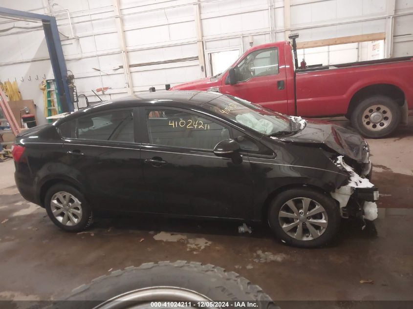 2014 Kia Rio Ex VIN: KNADN4A34E6326713 Lot: 41024211